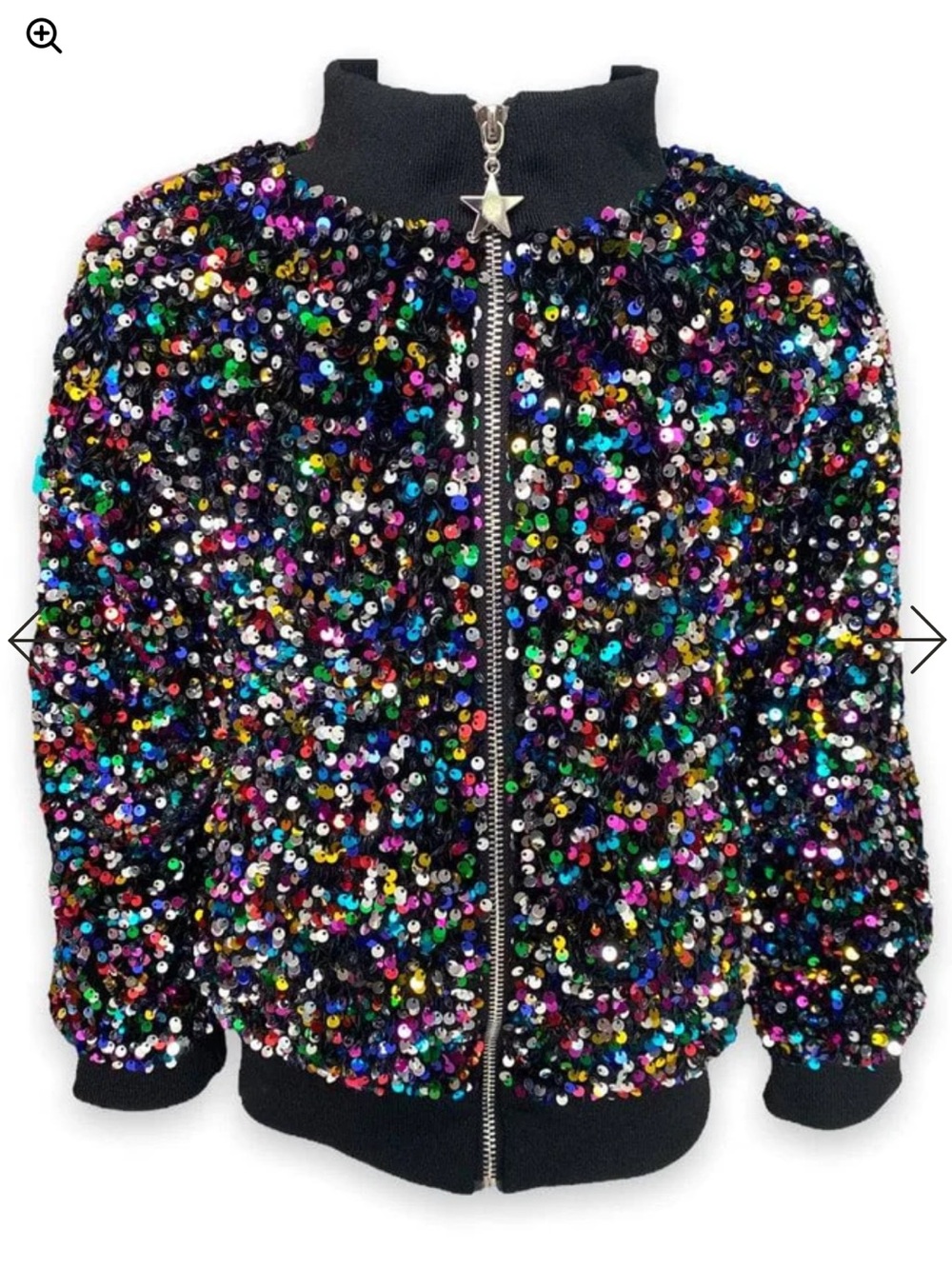 Lola + The Boys SHIMMERING STARDUST SEQUIN BOMBER (sold out online)